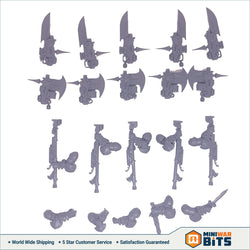 Custodian Wardens Arms & Guardian Spear / Castellan Axe Bits