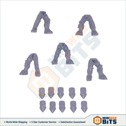 Custodian Wardens Leg Bits (X5) - Warhammer 40K Adeptus Custodes