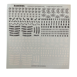 necromantic team decal transfer sheet