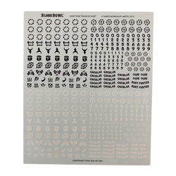 ogre team decal transfer sheet