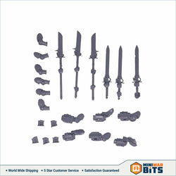 Grey Knight Strike Squad Nemesis Force Sword & Halberd Arm Bits