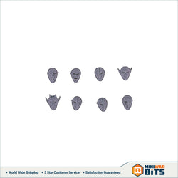 Harlequin Troupe Assorted Mask Bits (X8) - Warhammer 40K