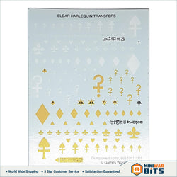 Harlequin Troupe Decal Transfer Sheet - Warhammer 40K Bits