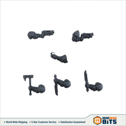 Hearthkyn Warriors Bolt Revolver, Knife, Concession Grenade Bits