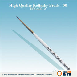 High Quality Kolinsky Brush - 00 Bits