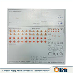 Horus Heresy Decal Transfer Sheet