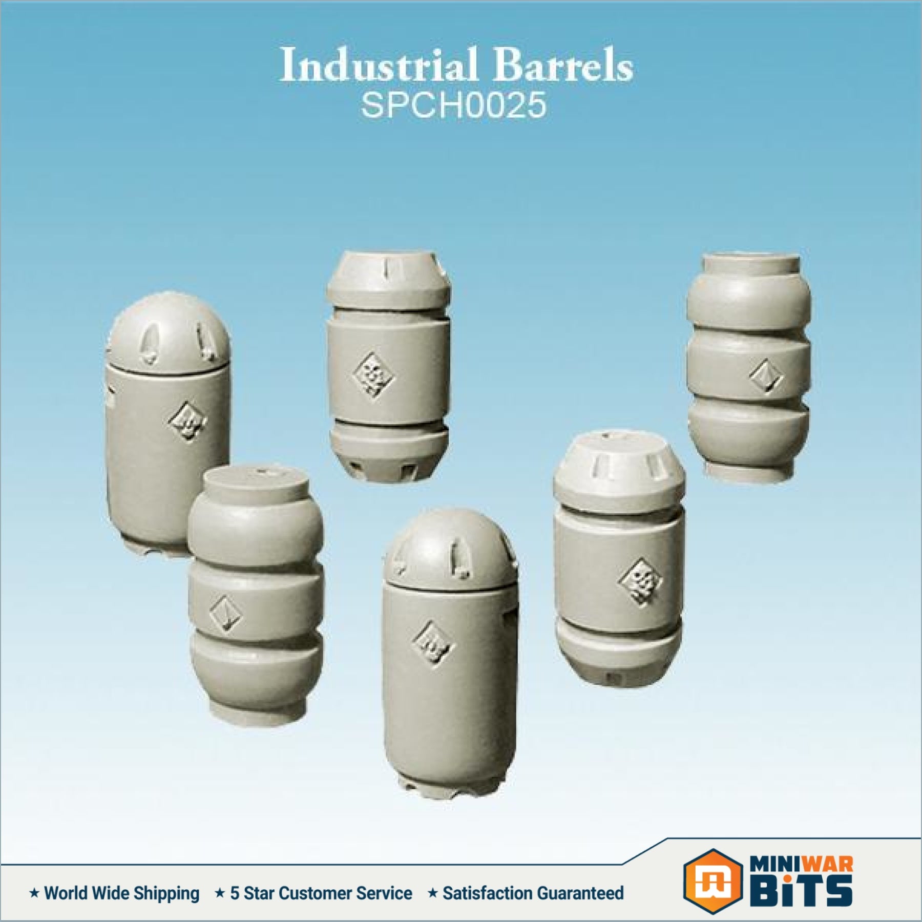 Industrial Barrels Bits - MiniWar Bits