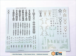 Necron Decal Transfer Sheet Bits