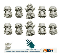 Orcs Blitzkrieg Heads In Goggles Bits