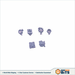 Ork Gun Sight & Glyph Plates Bits (X6) - Warhammer 40K Loota Boyz