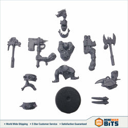 Ork Nob Single Figure Bits (Power Claw & Big Choppa)