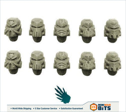 Salamandra / Dragon Space Knights Helmets (Forge Pattern) Bits