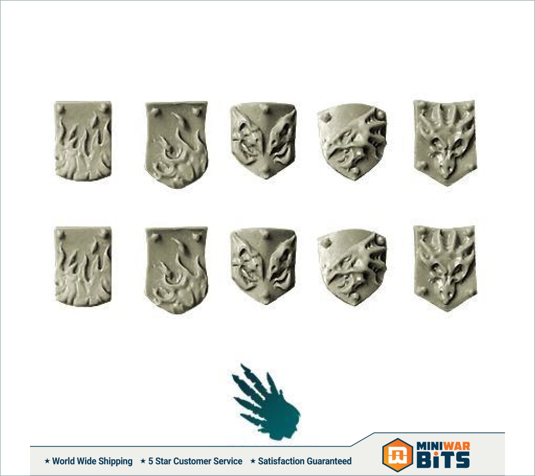 Small Shields for Salamandra / Dragons Knights in Heavy Armour Bits ...