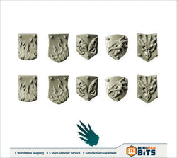 Small Shields For Salamandra / Dragons Knights In Heavy Armour Bits