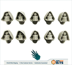 Space Knights Hooded Helmets Bits