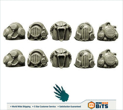 Space Knights Sonic/steam Shoulder Pads Bits