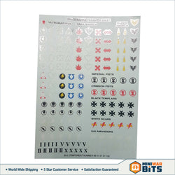 Space Marine Decal Transfer Sheet