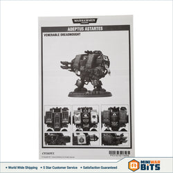 Space Marine Venerable Dreadnought Instruction Manual Bits