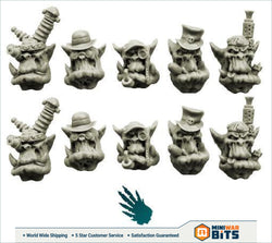 Steampunk Orcs Heads Bits