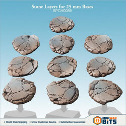 Stone Layers For 25 Mm Bases Bits