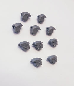 Tau Fire Warriors Breacher Heads Bits