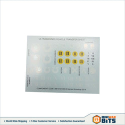 Ultramarines Vehicle Decal Transfer Sheet